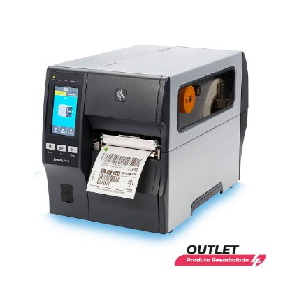 Imagem de Usado: Impressora de Etiquetas Zebra ZT411 203dpi USB/Ethernet/Bluetooth 