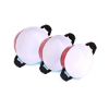 Imagem de Jogo de Panelas Antiaderente Branco e Vermelha Golden Cook 4 pcs