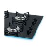 Imagem de Fogão Cooktop Fischer 4Q Gás Mesa Vidro Preto 110v/220v