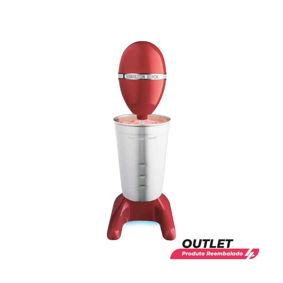 Imagem de Usado: Drink Mixer Vermelho Hamilton Beach 2 Velocidades Copo Inox