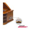 Imagem de Usado: Vitrola Toca Discos Raveo Opera com Rádio CD K7 USB e Bluetooth