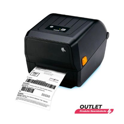Imagem de Usado: Impressora de Código de Barras Zebra ZD220 Nova GC420t 