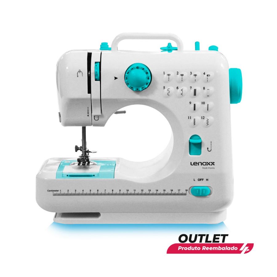 Imagem de Usado: Máquina de Costura Multi Points Lenoxx PSM101 Portátil 