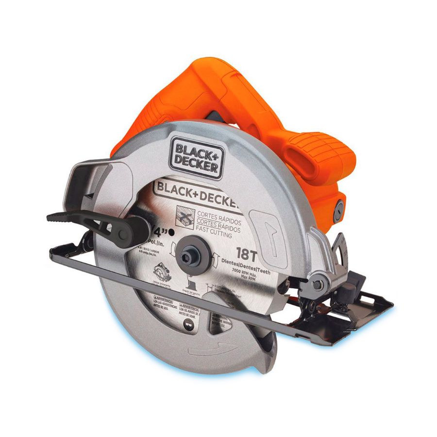 Imagem de Serra Circular 7 1/4 Black Decker CS1004 Potência 1400W