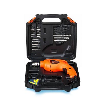 Imagem de Furadeira de Impacto HD400K50 Black Decker 3/8 com 50  Itens