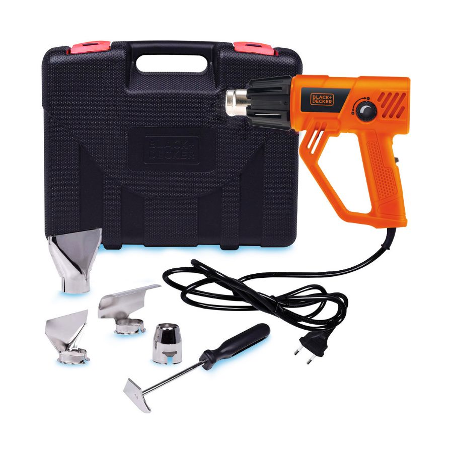 Imagem de Soprador Térmico Black Decker HG2000K Kit 6 Acessórios 