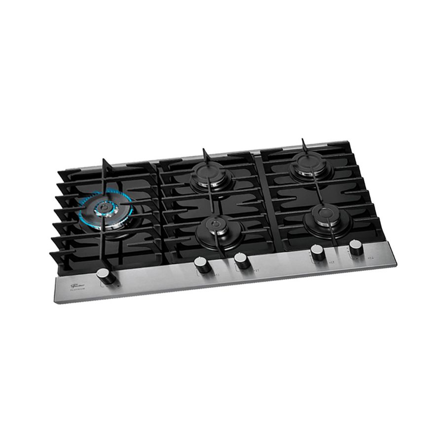 Imagem de Fogão Cooktop Fischer 5Q TC Platinium Mesa Vidro a Gás Bivolt