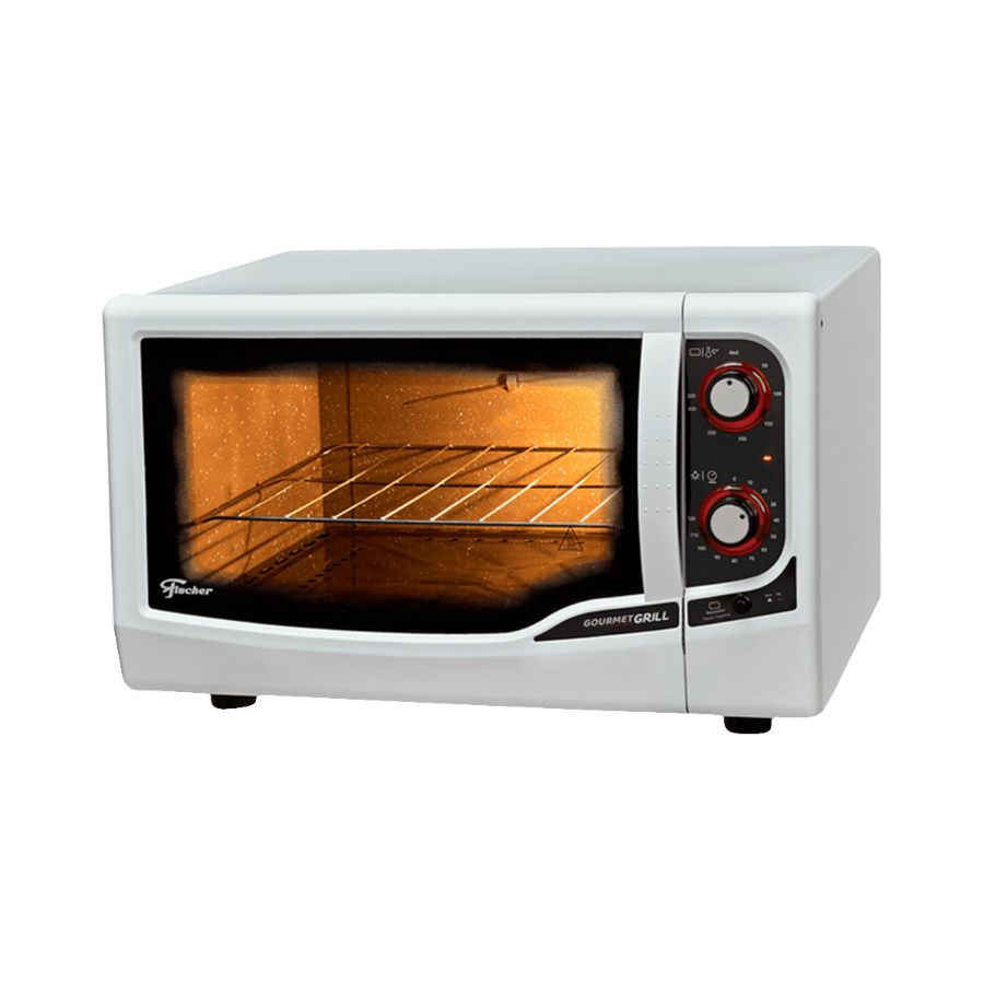 Imagem de Forno Elétrico Fischer Gourmet Grill de Bancada 44L Branco