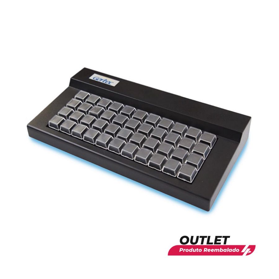 Imagem de Usado: Teclado Programável Gertec TEC-E 44 Teclas Preto Usb V2