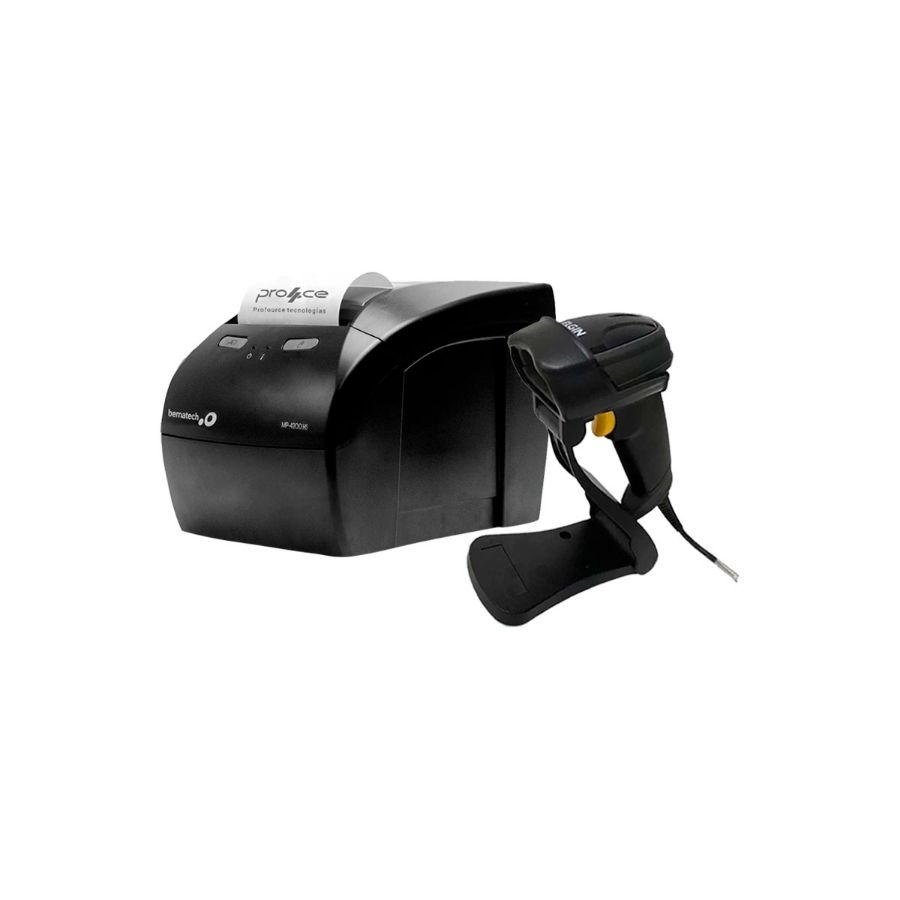 Imagem de Kit Impressora Bematech MP-4200 HS + Leitor Elgin EL250 Suporte