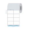 Imagem de Rolo de Etiqueta BOPP 50mmX30mmX02 Branco com 2.570un