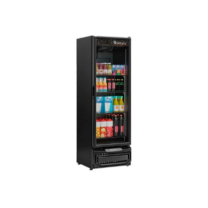 Imagem de Refrigerador Vertical Gelopar GRV-45 LB PR 450LT Ar Forçado