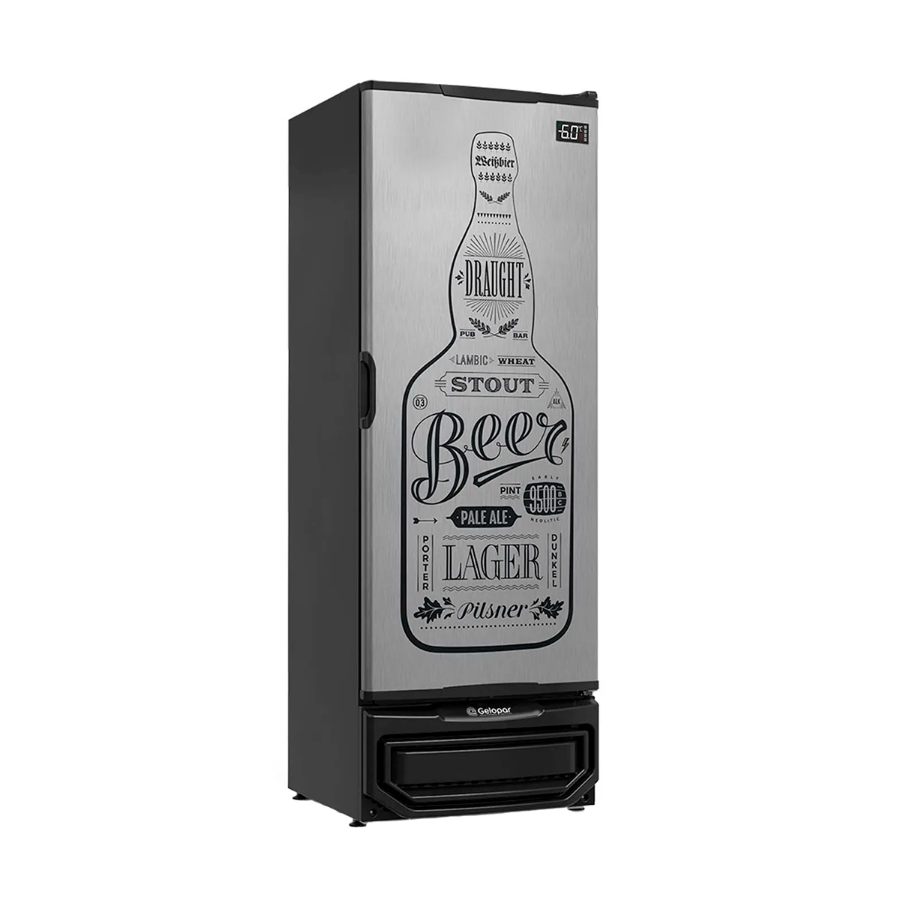 Imagem de Cervejeira Vertical Refrigerador Gelopar GCB-40 GW 410L 