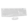 Imagem de Kit Mouse e Teclado Sem Fio Viper Pro Creative Branco