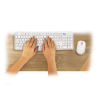 Imagem de Kit Mouse e Teclado Sem Fio Viper Pro Creative Branco