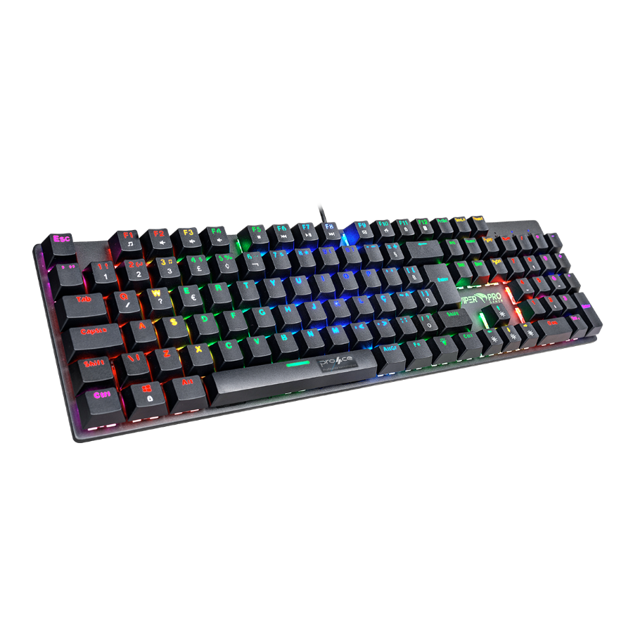 Imagem de Teclado Gamer Viper Pro Mecânico Mamba Switch Red
