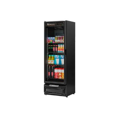 Imagem de Refrigerador Vertical Gelopar GRV-45 LB PR 450LT Ar Forçado