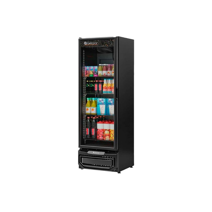 Imagem de Refrigerador Vertical Gelopar GRV-45 LB PR 450LT Ar Forçado