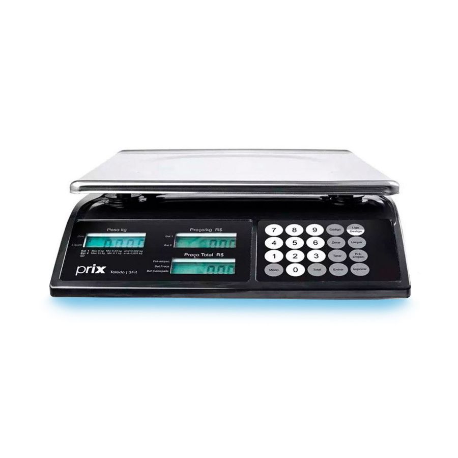 Imagem de Usado: Balança Digital Computadora Toledo Prix 3 Fit 15KG Bivolt