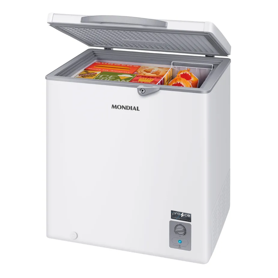 Imagem de Freezer Horizontal Mondial FHZ-01-W150 Branco 150 Litros