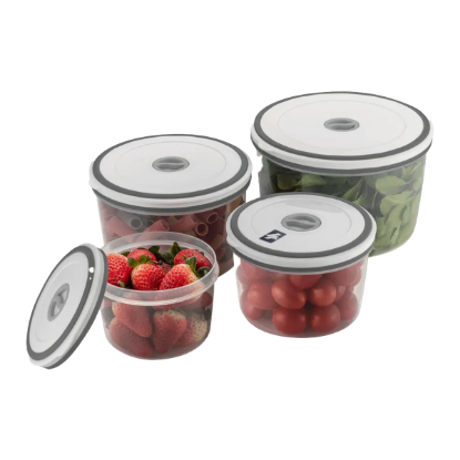 Imagem de Kit Potes Herméticos Electrolux 4 Unidades