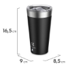 Imagem de Copo Térmico com Tampa Hermética Electrolux 560ml Preto