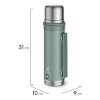 Imagem de Garrafa Térmica Electrolux Sense To Go 1 Litro Verde