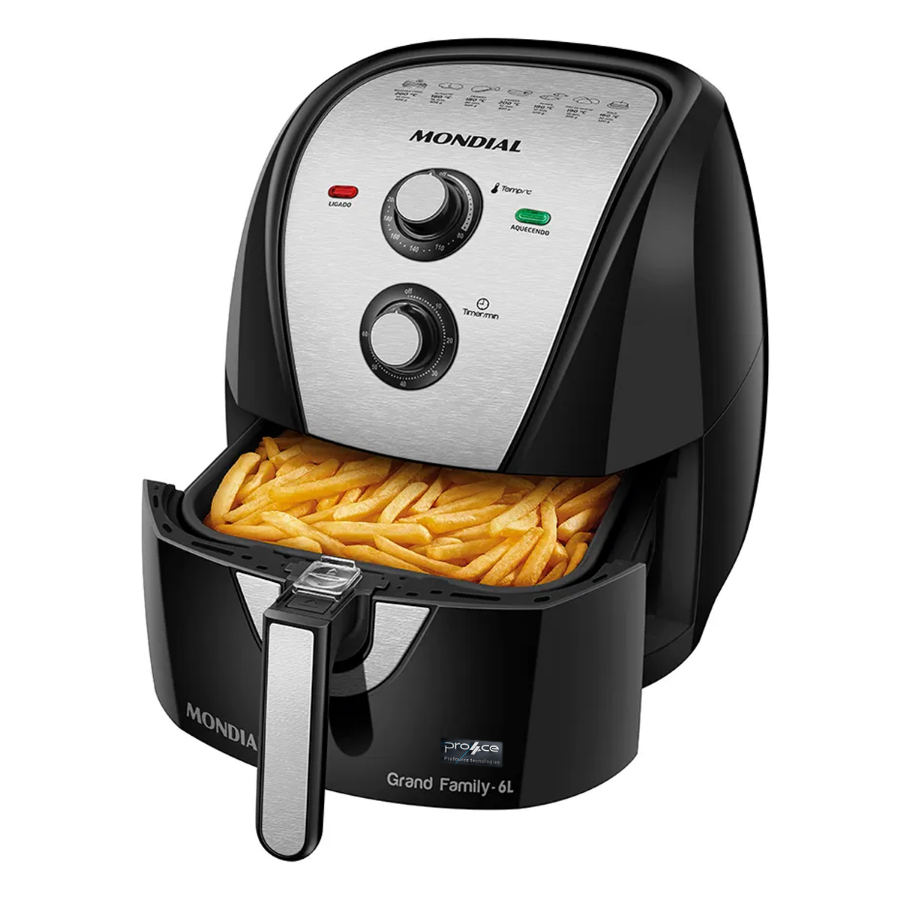 Imagem de Fritadeira Sem Óleo Mondial AFN-60-BI Air Fryer 6L