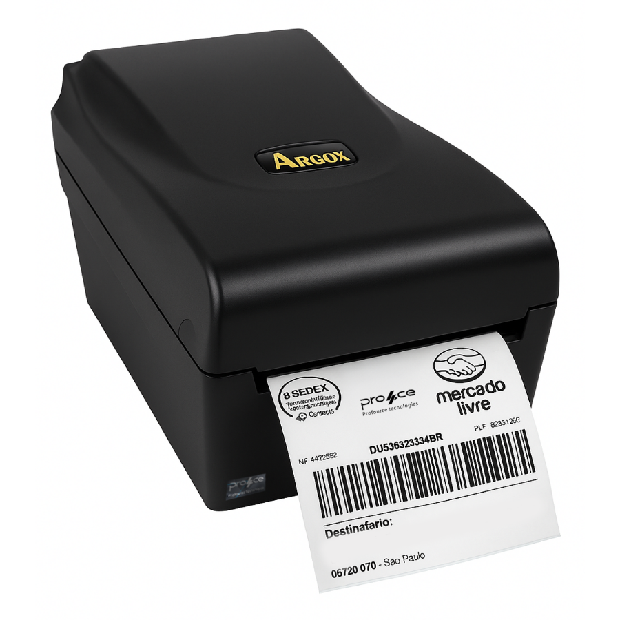 Imagem de Impressora de Etiqueta Argox OS-214 EX PRO USB/Serial/Eth Preta