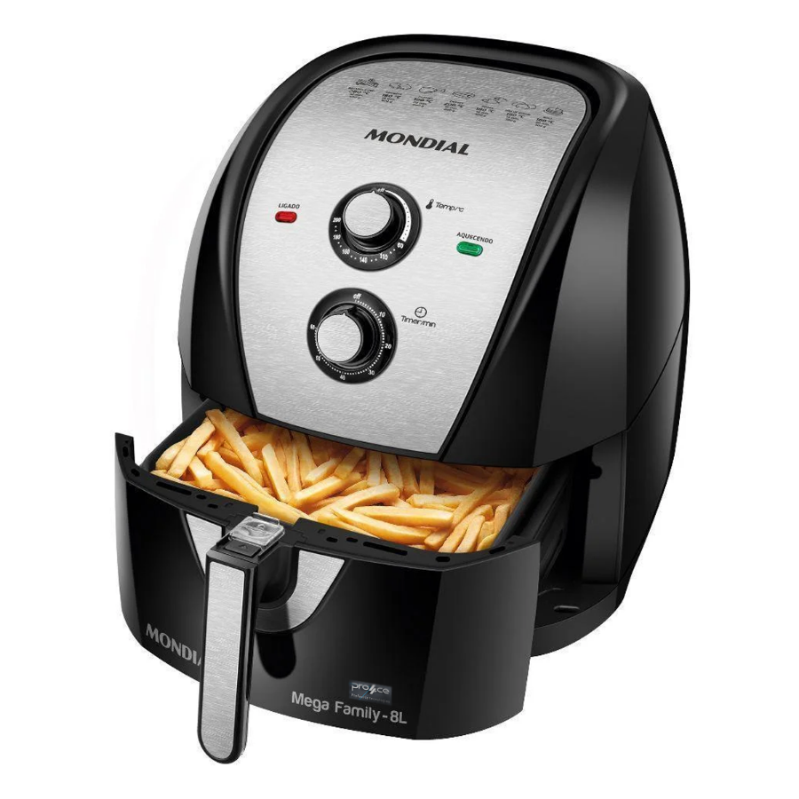 Imagem de Fritadeira Sem Óleo Mondial AFN-80-BI Air Fryer 8L 