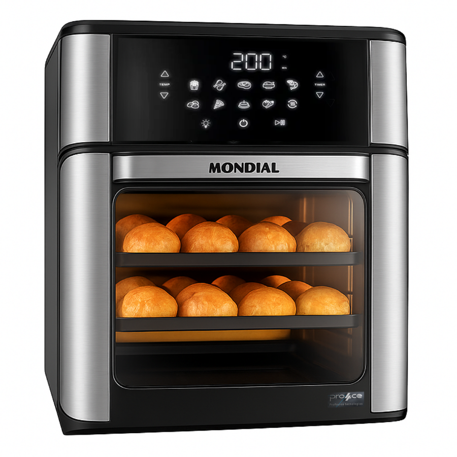 Imagem de Fritadeira Air Fryer Mondial Forno Oven 12L AFON-12L-BI