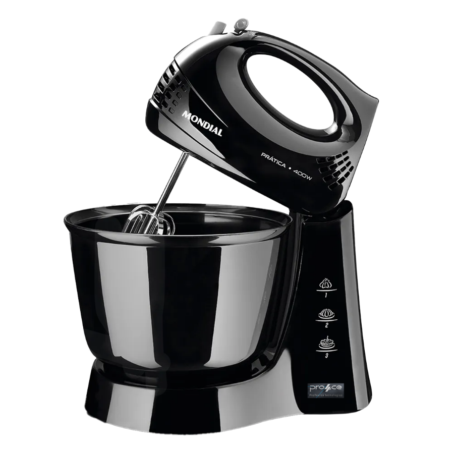 Imagem de Batedeira Prática Mondial B-44-B Preta