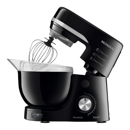 Imagem de Batedeira Planetária Mondial BP-03-B Preta 700W