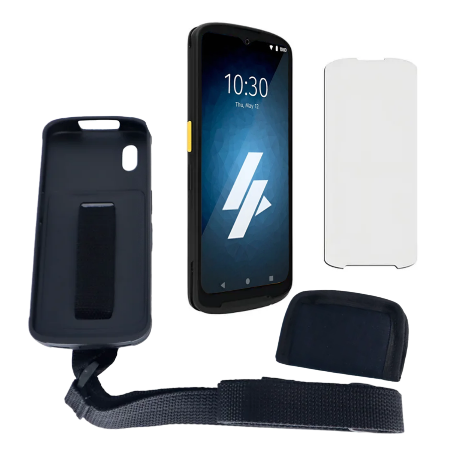 Imagem de Coletor de Dados Zebra TC15 com Capa de Proteção e Película