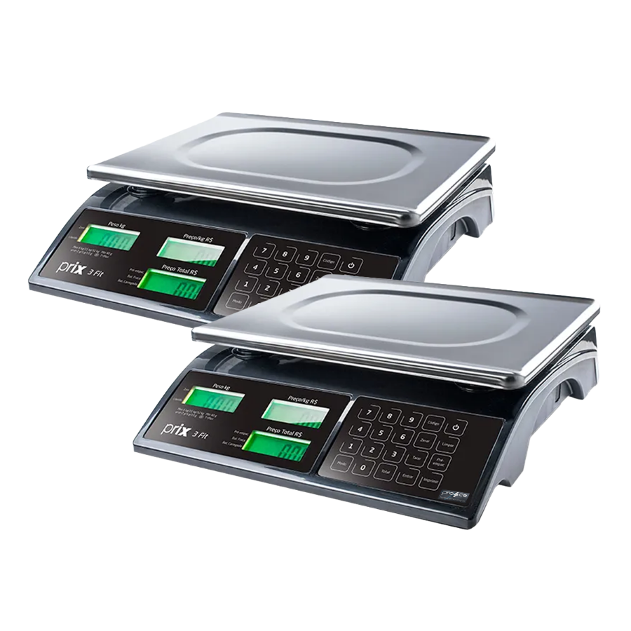 Imagem de Kit 02un Balança Digital Toledo Prix 3 Fit 32KG Bivolt