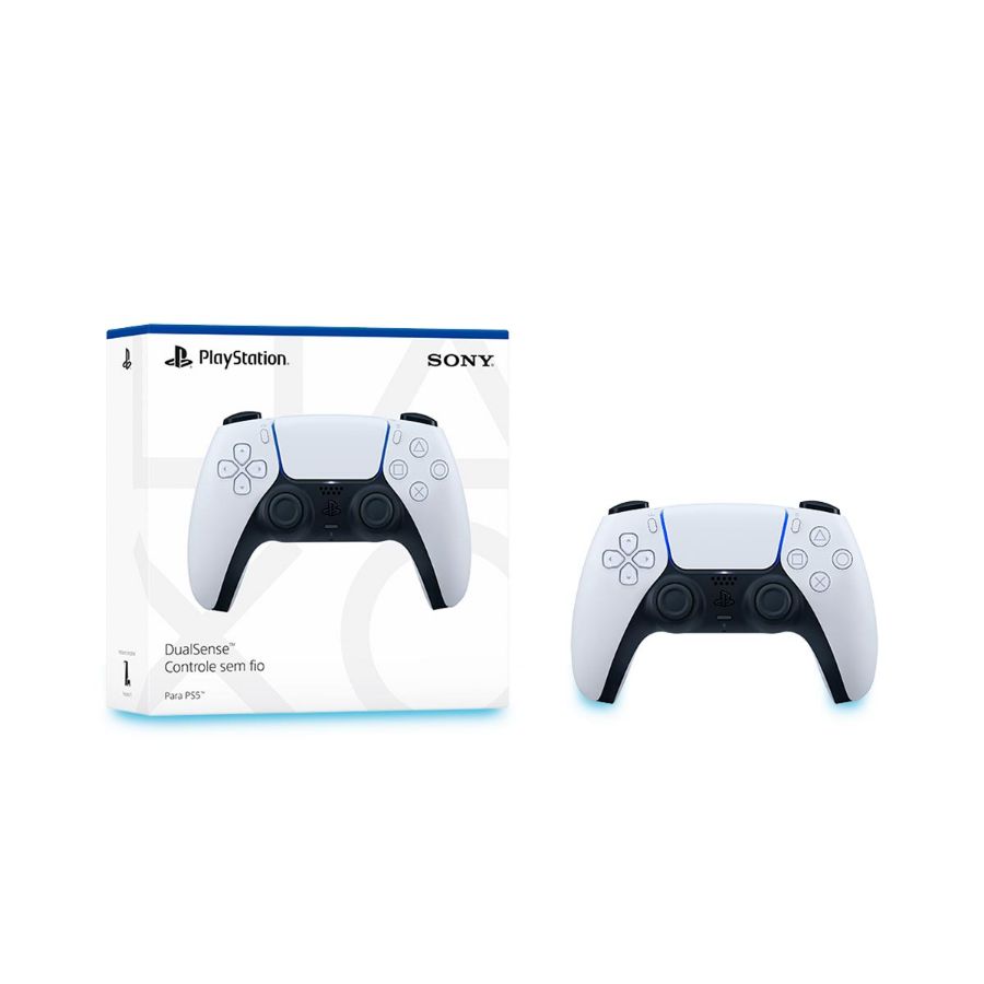 Imagem de Usado: Controle Playstation 5 Sony S Fio DualSense Branco Bluetoot