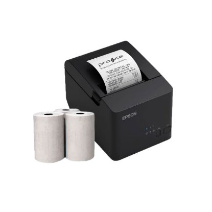 Imagem de Impressora Térmica Epson TM-T20X Ethernet com 03 Bobinas 80x40