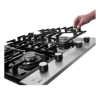 Imagem de Fogão Cooktop Gás Fischer 4Q Platinium Mesa Vidro Bivolt