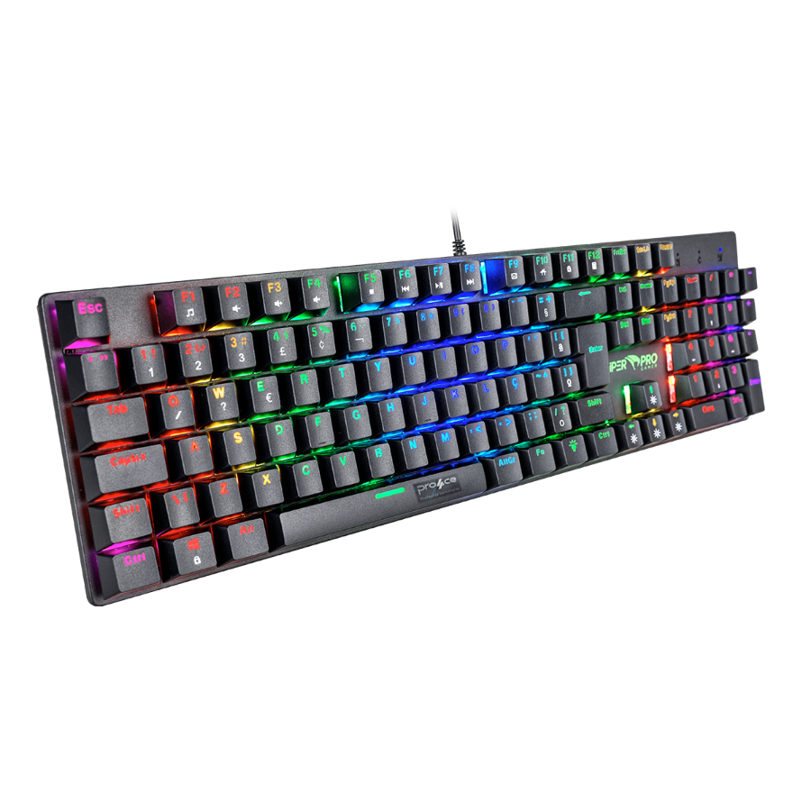 Imagem de Usado: Teclado Gamer Viper Pro Mecânico Mamba Switch Red
