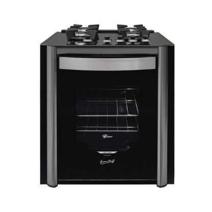 Imagem de Usado: Fogão de Embutir Fischer 4Q Gran Cheff com Grill Mesa Vidro