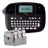Imagem de Rotulador Eletrônico Brother PTM95BKBP Preto com 3 Fitas
