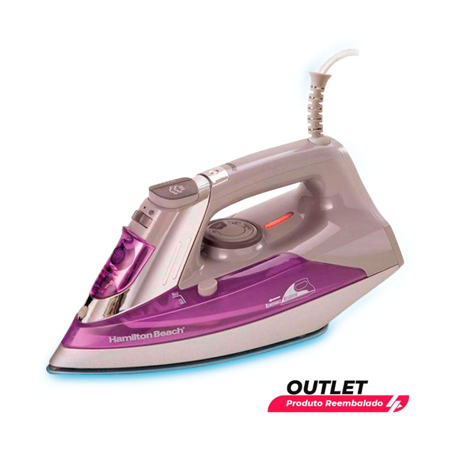 Imagem de Usado/Reembalado: Ferro à vapor Hamilton Beach Durathon Easy Fill