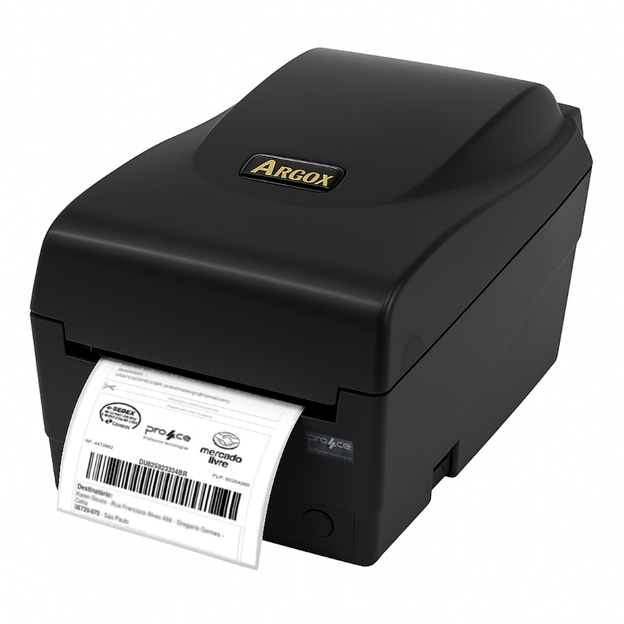 Imagem de Usado: Impressora de Etiquetas Argox OS-214 EX PRO USB/Serial/Eth Preta