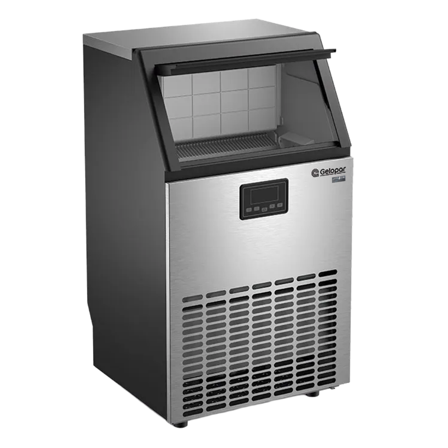 Imagem de Máquina de Gelo Gelopar GMGD-45 AI PR 60Hz Com Display 45KG
