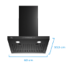 Imagem de Coifa de Parede Fischer Platinium 60cm Controle por Gesto