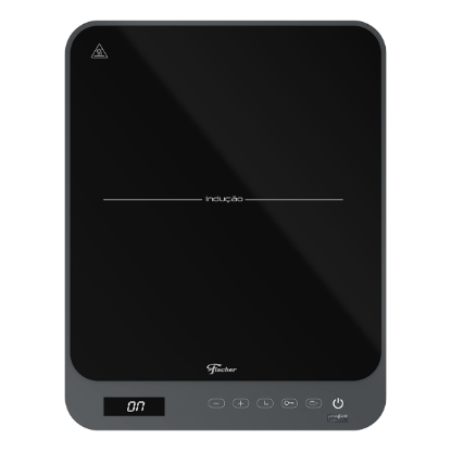 Imagem de Cooktop Portátil Fischer Indução 1Q Touch Screen Cinza
