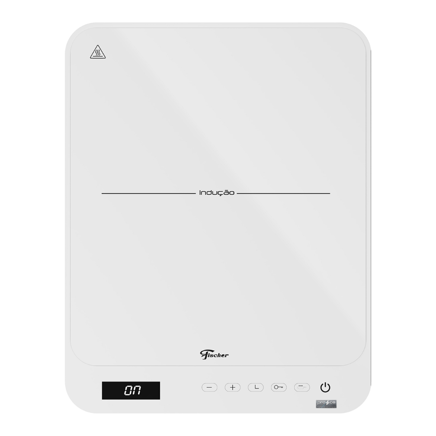 Imagem de Cooktop Portátil Fischer Indução 1Q Touch Screen Branco