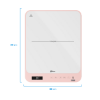Imagem de Cooktop Portátil Fischer Indução 1Q Touch Screen Rosa
